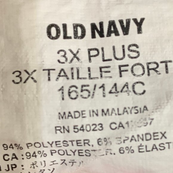 (T204) Old Navy Women's 3XL Plus Size Half-Zip Pull Over, Black & White - Picture 15 of 16